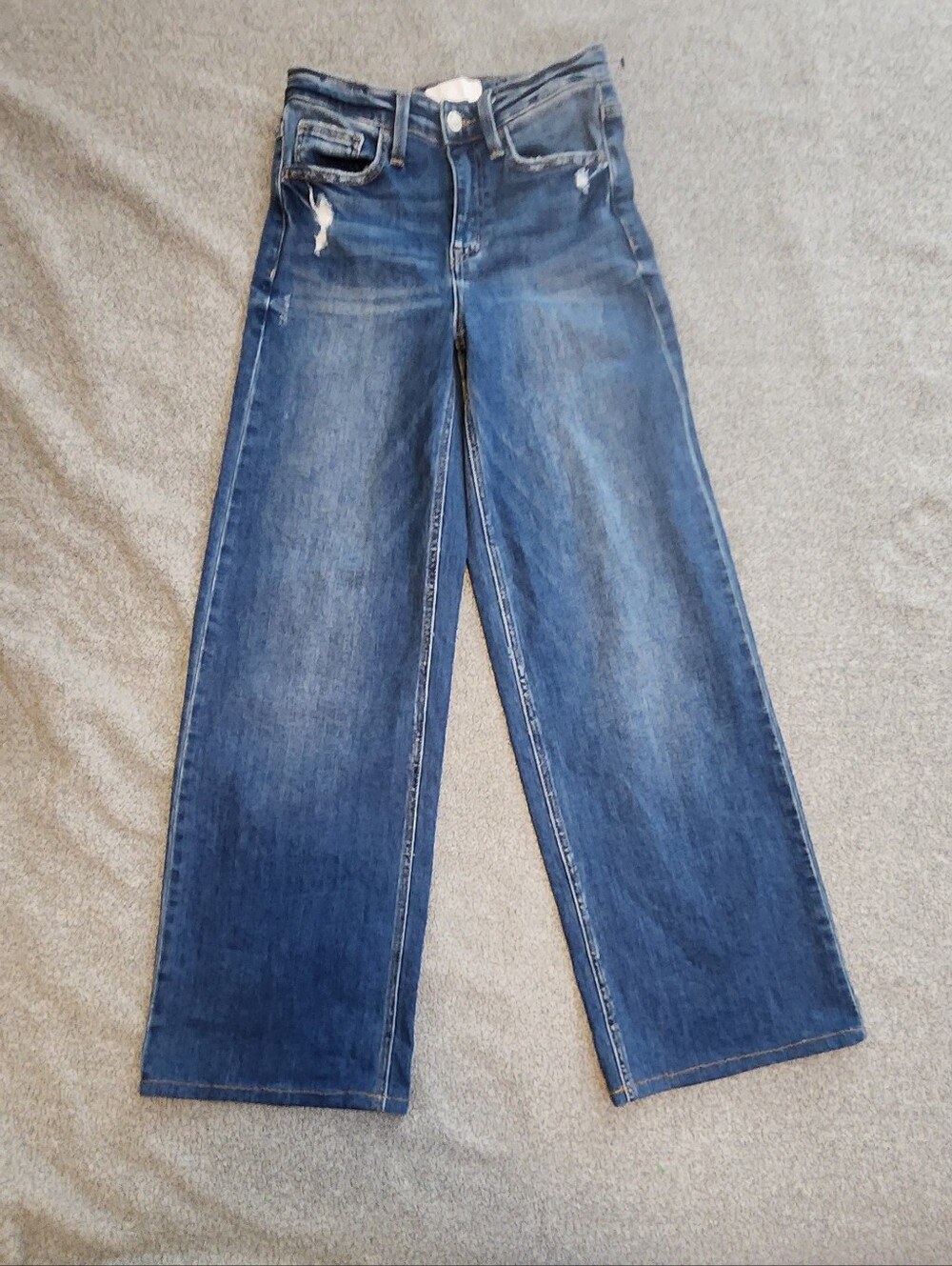 VERVET Blue Wide‑Leg Jeans – Size 25, Great Condition